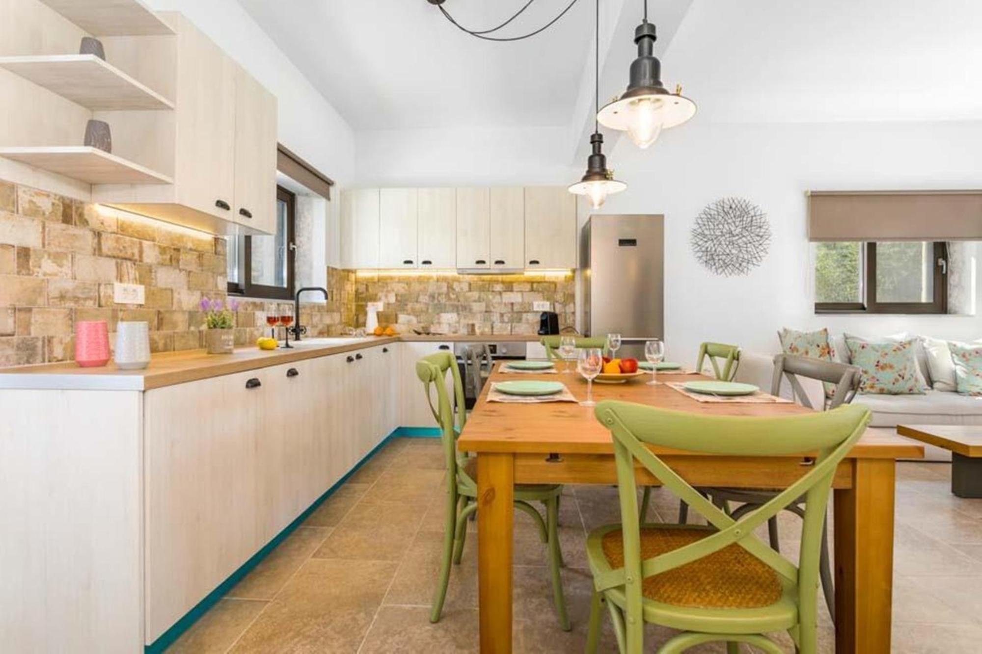 Astarte Villas - Petra Elia Private Villa With Pool Planos  Ngoại thất bức ảnh