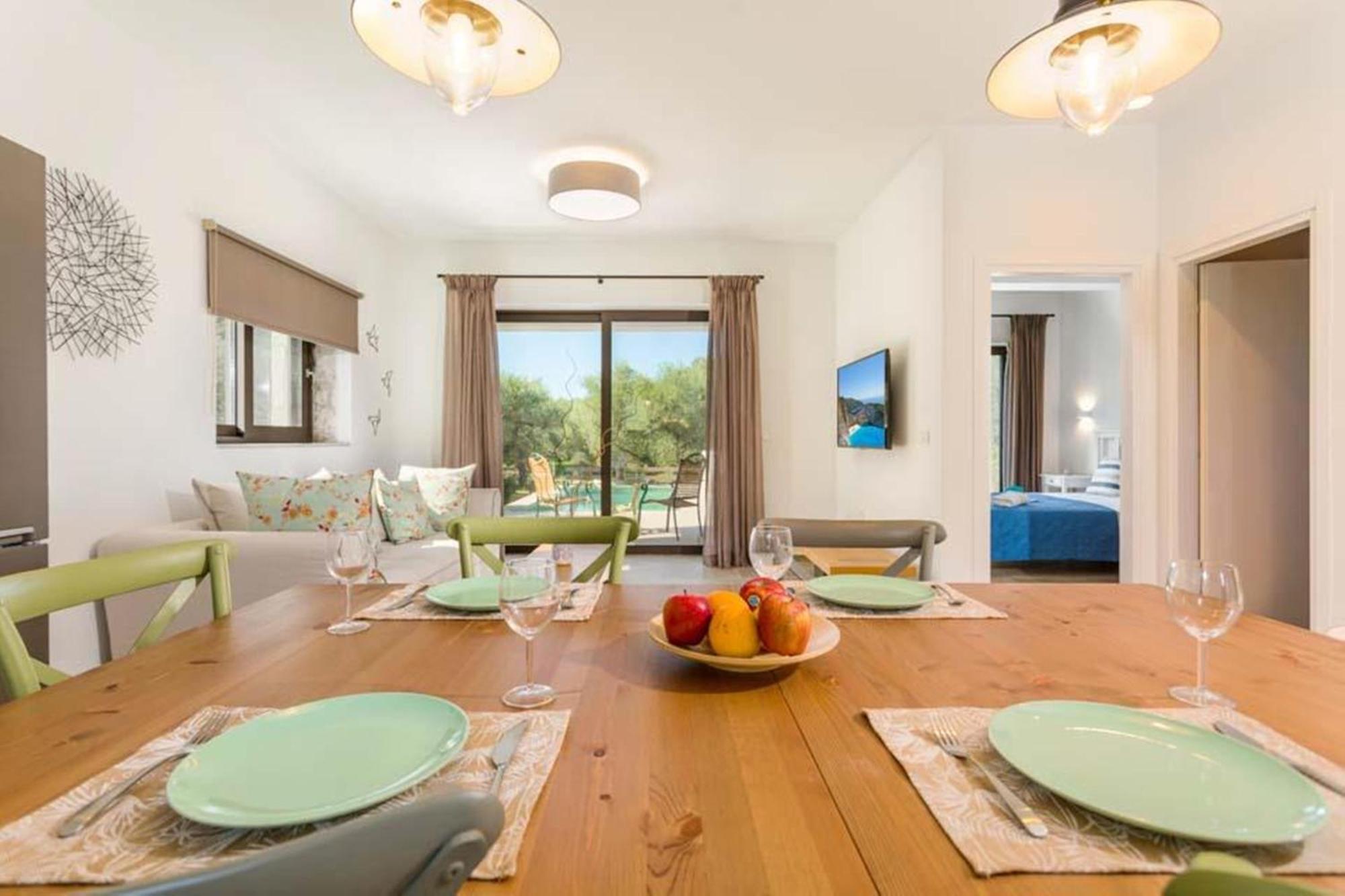 Astarte Villas - Petra Elia Private Villa With Pool Planos  Ngoại thất bức ảnh